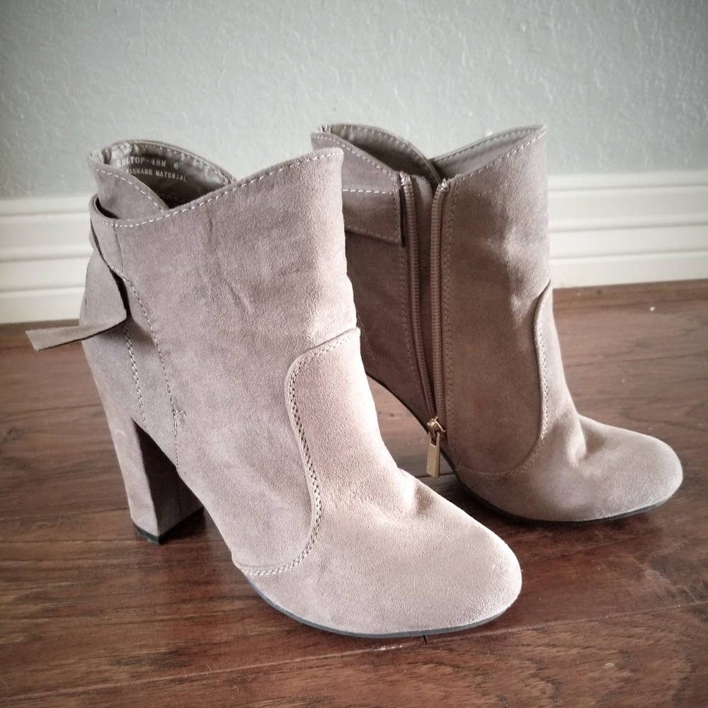 Taupe Ankle Boots